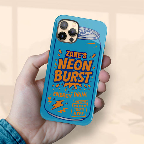 Personalized Sports Energy Drink iPhone Case