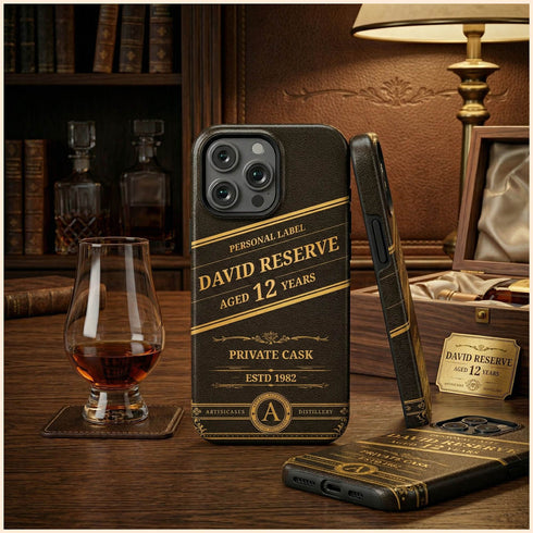 Personalized Prestigious Vintage Scotch iPhone Case