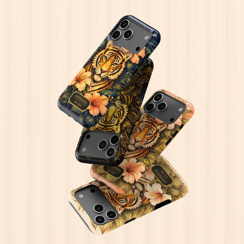 Personalized Royal Tiger Garden iPhone Case