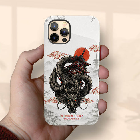 Personalized Dragon Guardian iPhone Case
