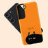 Personalized Cute Cat Mood Galaxy Case