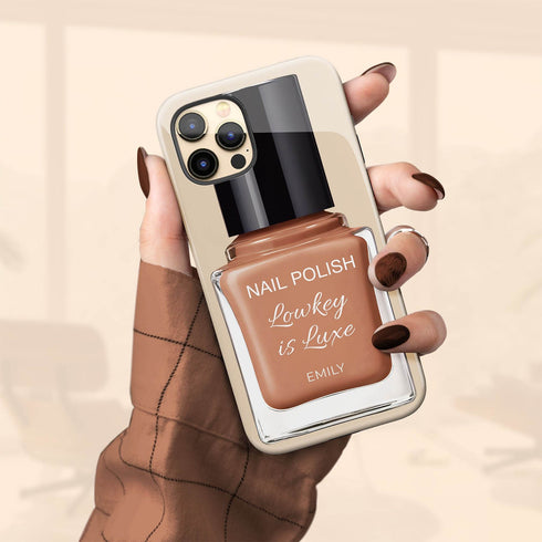 Personalized Glossy Nail Polish iPhone Case