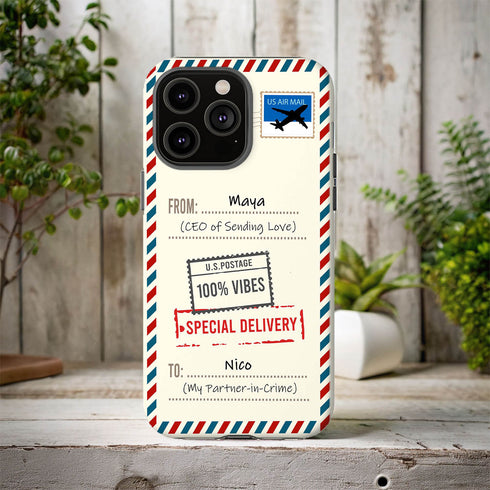 Personalized Classic Mailing Envelope iPhone Case