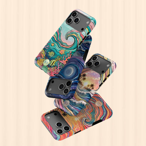 Personalized Ocean Flow iPhone Case