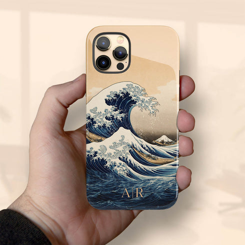 Custom The Great Wave off Kanagawa iPhone Case