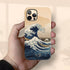 Custom The Great Wave off Kanagawa iPhone Case
