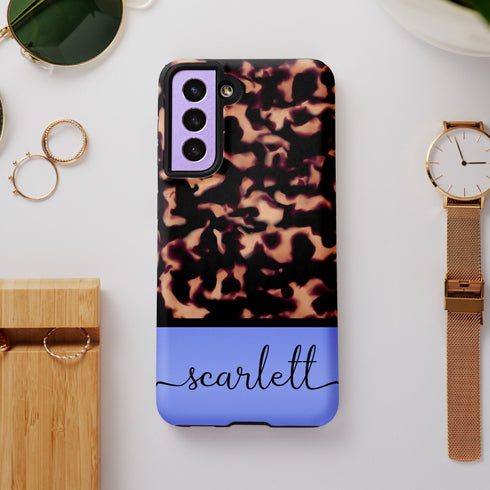 Gradient Color Custom Tortoiseshell Galaxy Case