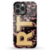 Custom 3D Initials Dark Tort iPhone Case
