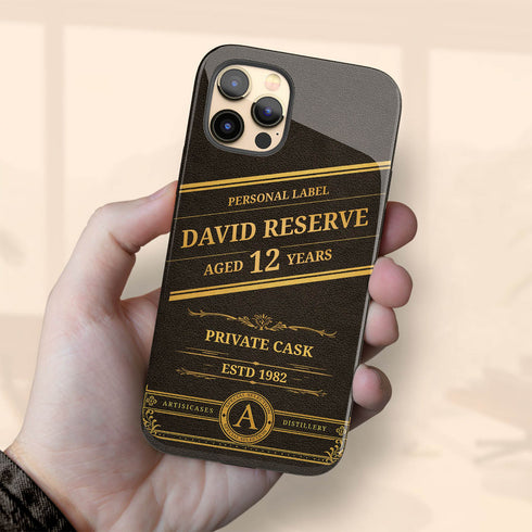 Personalized Prestigious Vintage Scotch iPhone Case