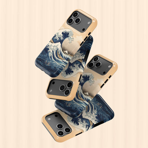 Custom The Great Wave off Kanagawa iPhone Case
