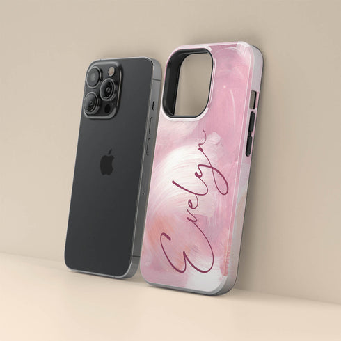 Acrylic Paint Custom Signature Personalized Name iPhone Case