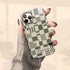 Custom Name Retro Geometric Checkerboard iPhone Case