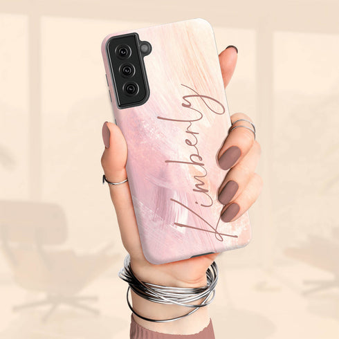 Acrylic Paint Custom Signature Personalized Name Galaxy Case