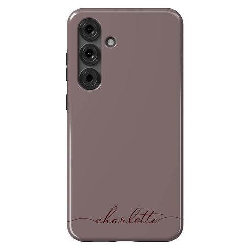 Custom Name Fresh Calligraphy Galaxy Case - Horizontal