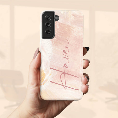 Acrylic Paint Custom Signature Personalized Name Galaxy Case