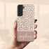 Boho Leopard Custom Name Galaxy Case