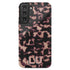 3D Custom Initials Dark Tort Galaxy Case - Centered