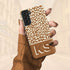 Boho Leopard 3D Initials Galaxy Case