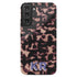 3D Custom Initials Dark Tort Galaxy Case - Centered
