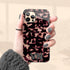 3D Custom Initials Dark Tort iPhone Case - Centered