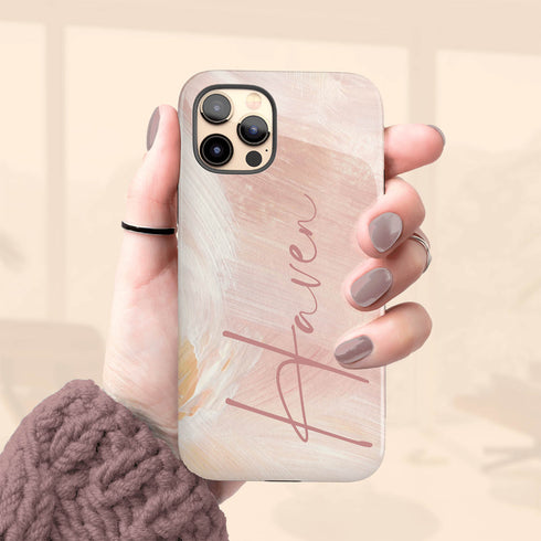 Acrylic Paint Custom Signature Personalized Name iPhone Case