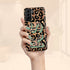 Wild Metallic Leopard 3D Initials Galaxy Case