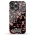 3D Custom Initials Dark Tort iPhone Case - Centered