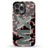 Custom 3D Initials Dark Tort iPhone Case