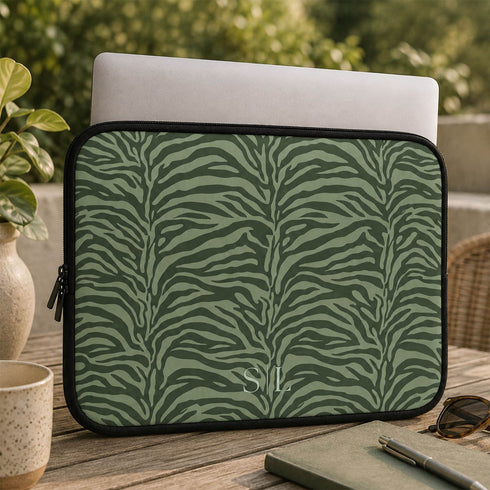Personalized Urban Zebra Laptop Sleeve