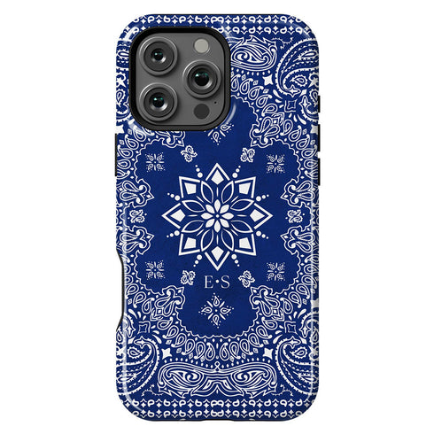 Personalized Iconic Paisley Bandana iPhone Case