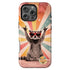 Personalized Groovy Raccoon Collection iPhone Case