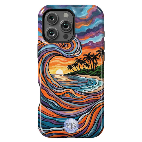 Personalized Ocean Flow iPhone Case
