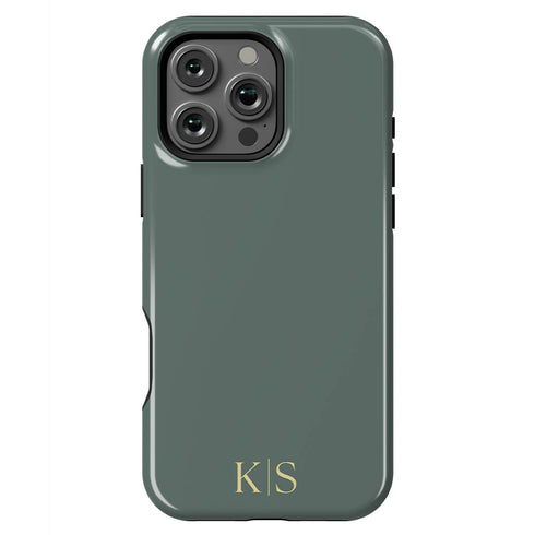 Custom Initials Fresh Aesthetic iPhone Case