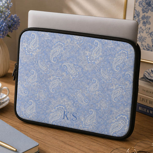 Personalized Resort Paisley Laptop Sleeve