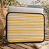 Personalized Coastal Stripes Laptop Sleeve