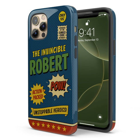 Personalized Retro Comic Book iPhone Case