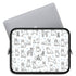 Personalized Dog Doodle Tag Laptop Sleeve