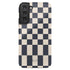 Custom Initials Retro Checkerboard Galaxy Case