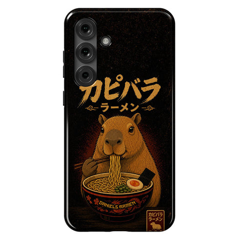 Personalized Capybara Ramen Galaxy Case