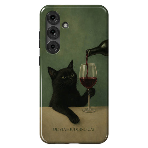 Custom Wine & Whiskers Galaxy Case