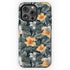 Custom Initials Tropical Hibiscus Flowers iPhone Case