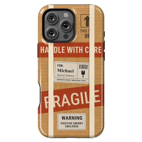 Personalized Fragile Handle With Care iPhone Case