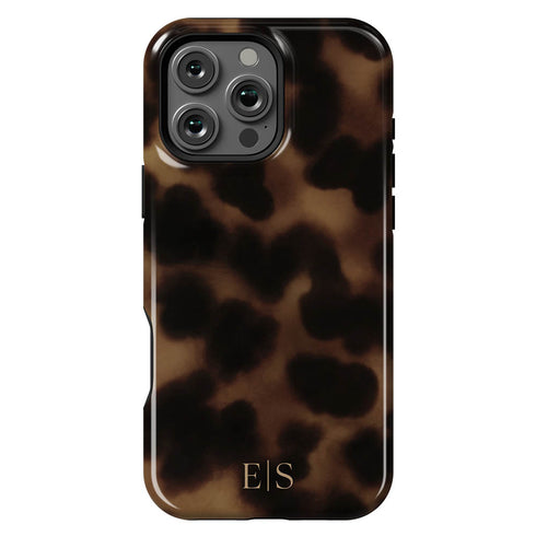 Personalized Amber Tortoise iPhone Case