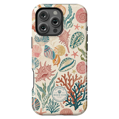 Personalized Beach Club Society iPhone Case