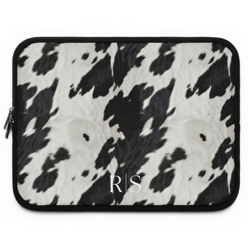 Personalized Cowhide Laptop Sleeve
