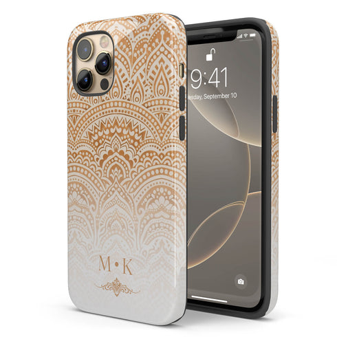 Custom Lotus Mandala iPhone Case