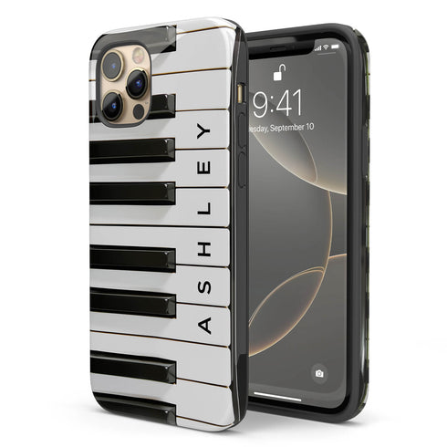 Personalized Music Lover Piano Keys iPhone Case