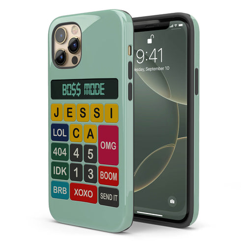 Personalized Retro Calculator iPhone Case