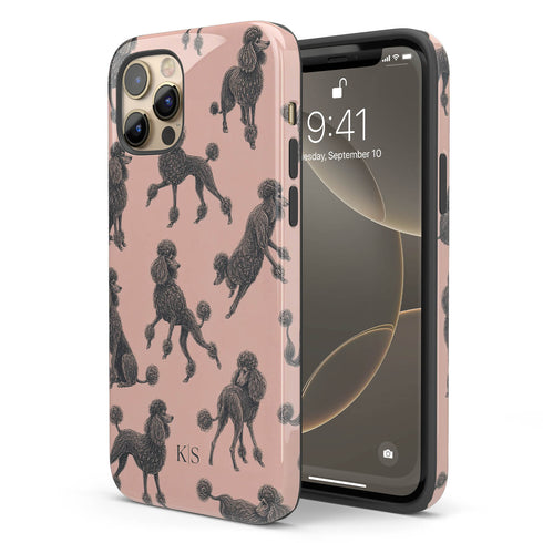 Personalized French Poodles iPhone Case