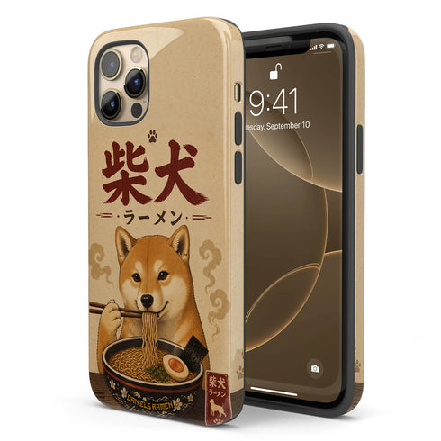 Personalized Shiba Inu Ramen iPhone Case